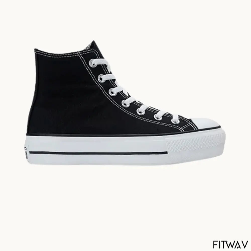 Tênis Chuck Taylor All Star Lift Plataforma Cano Baixo Preto