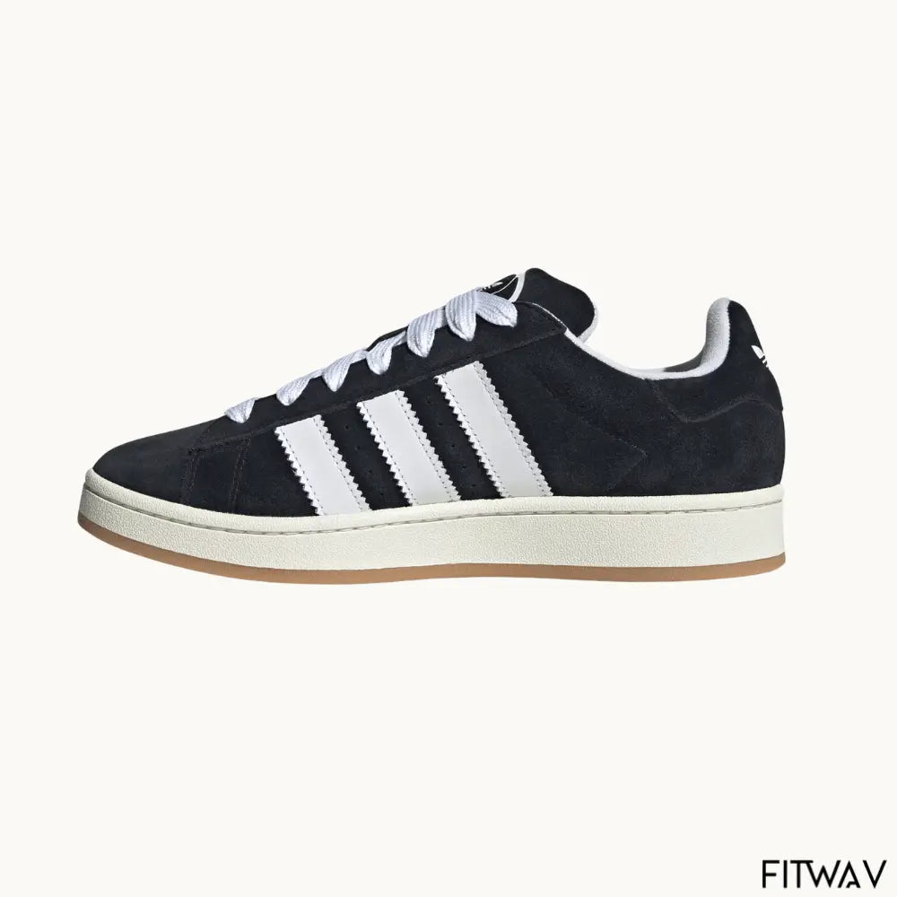 Tênis ADDS Campus 00s preto e branco com visual retrô e solado off-white – FitWav