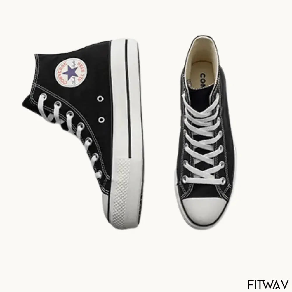 Tênis Chuck Taylor All Star Lift Plataforma Cano Baixo Preto